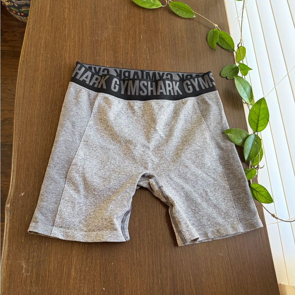Gymshark Athletic Grey Seamless Compression Training Shorts M/L